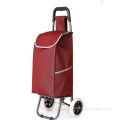 customized shopping trolley bag with 2 wheels